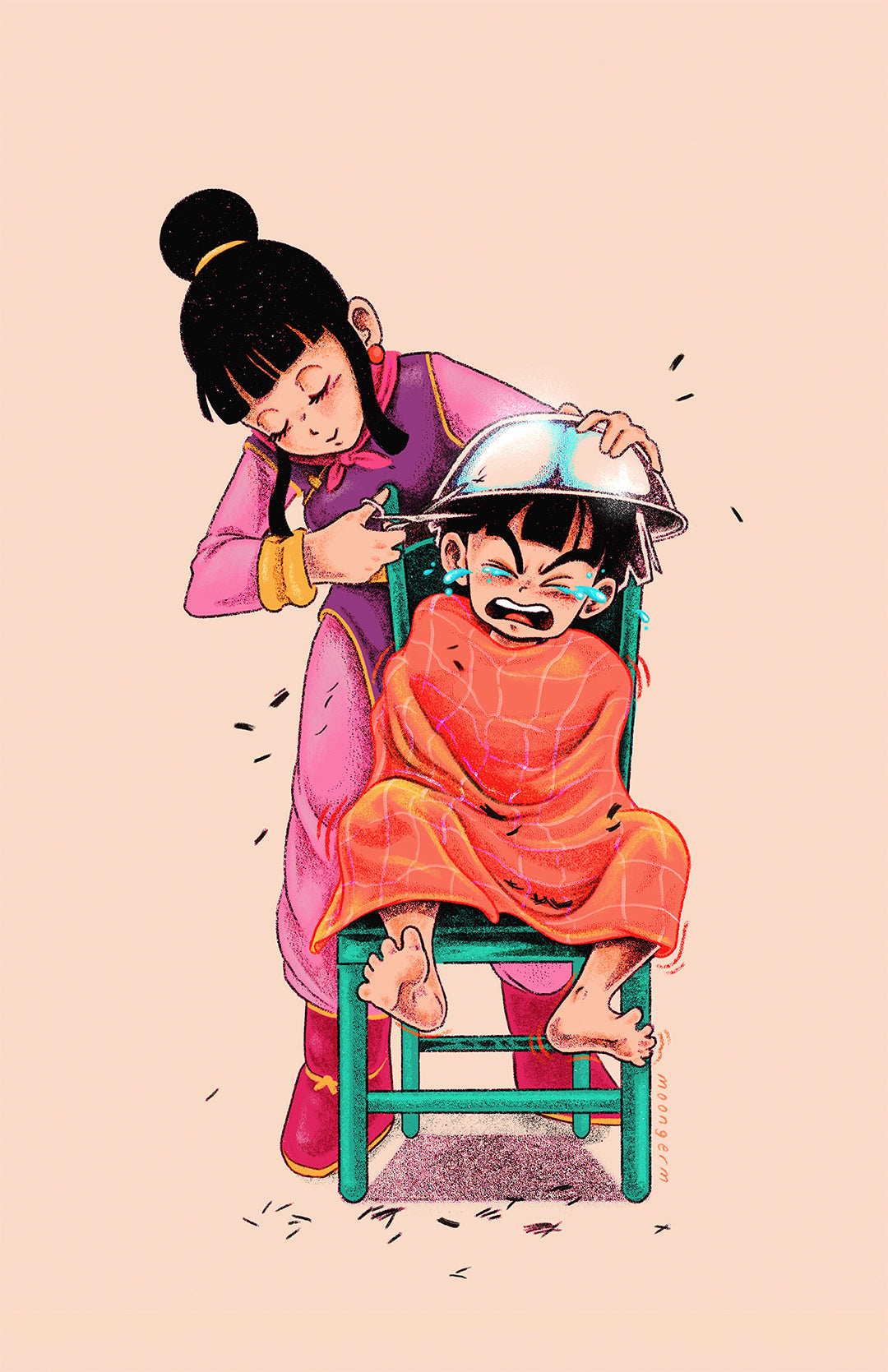 Bowl Cut Gohan Print