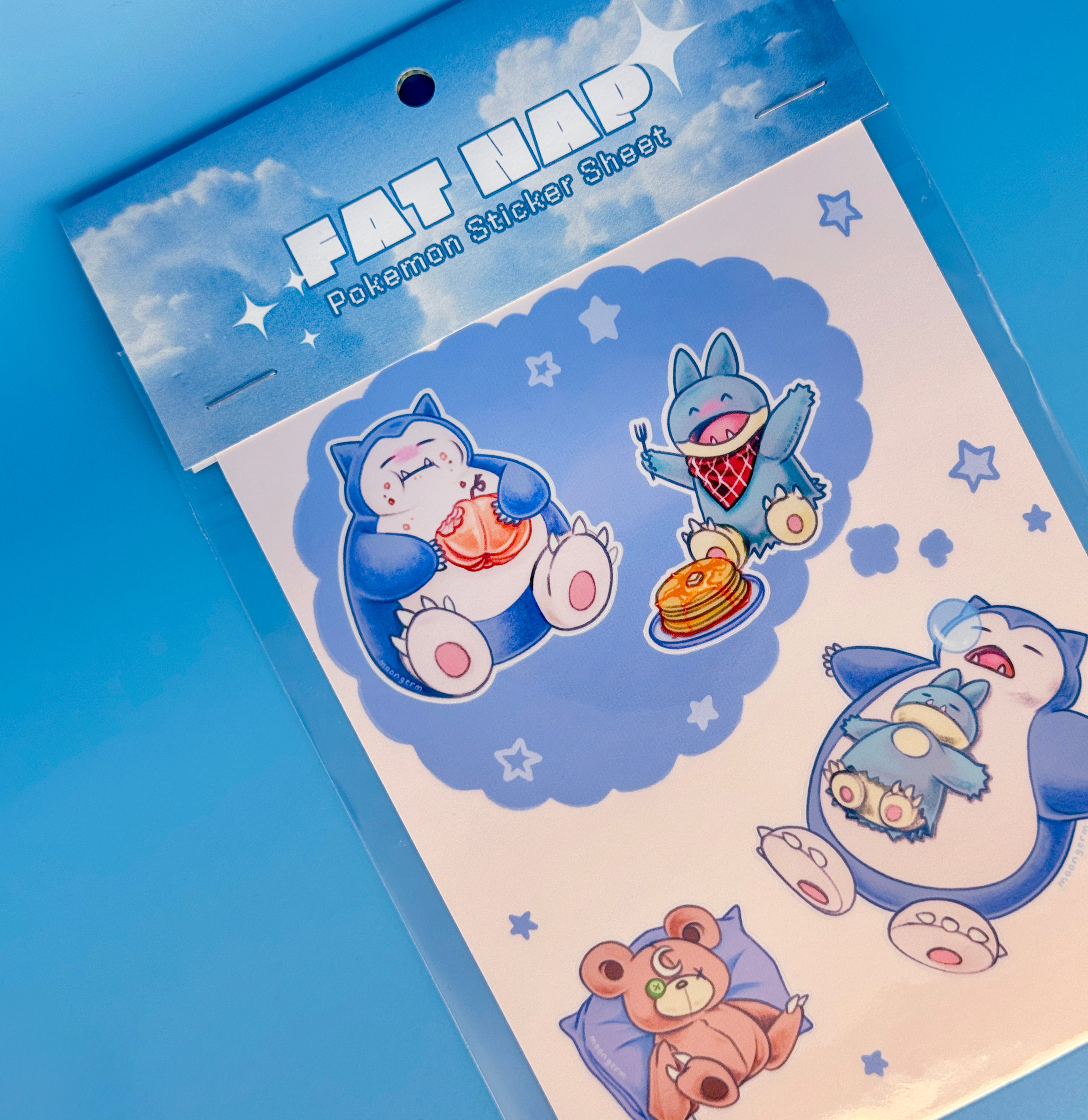 Fat Nap Sticker Sheet