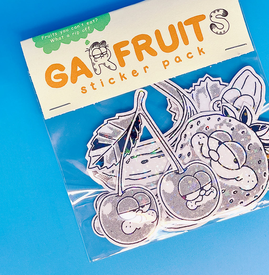 Garfruits Glitter Sticker Pack