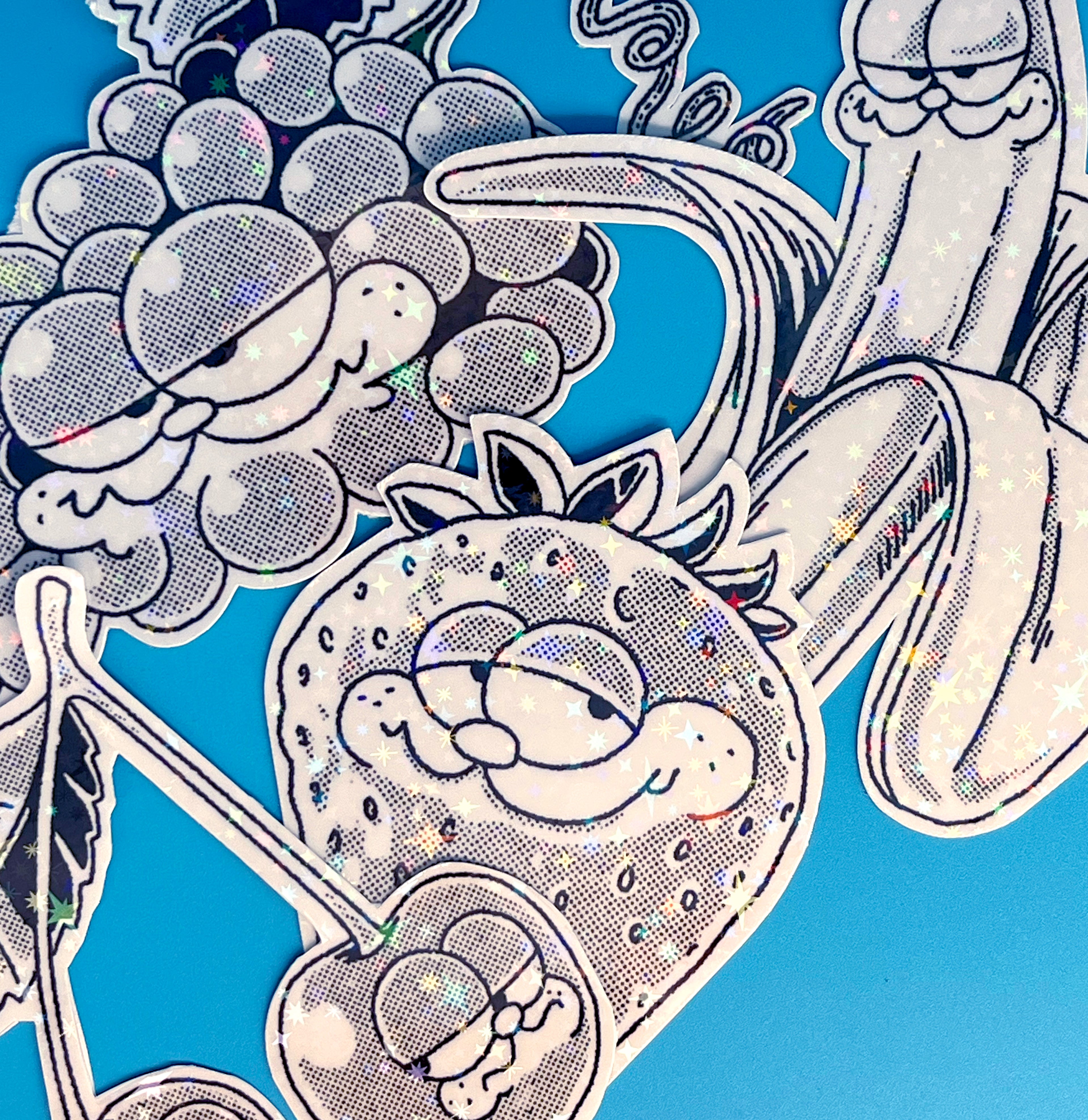 Garfruits Glitter Sticker Pack