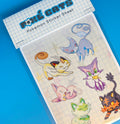 Poke Cats Sticker Sheet
