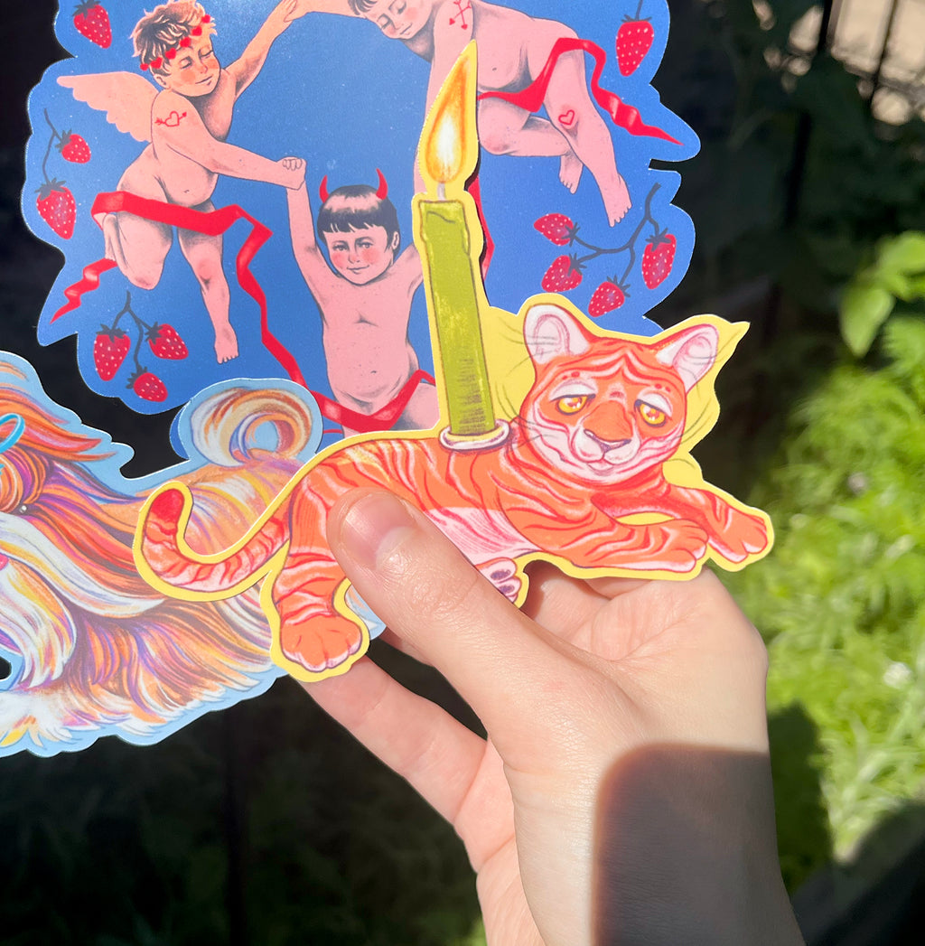 Tiger Trinket Sticker