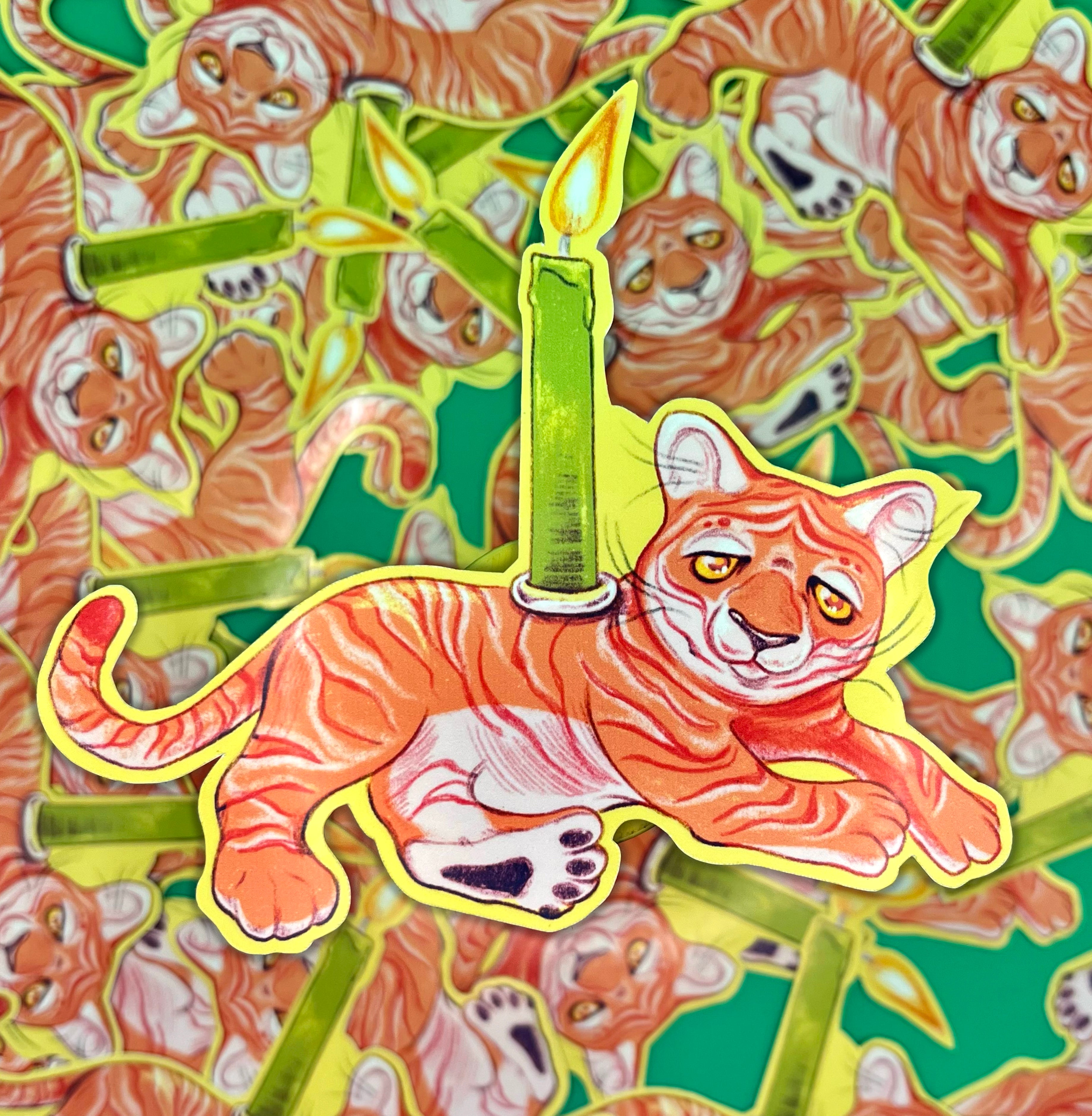 Tiger Trinket Sticker